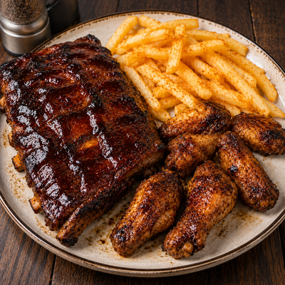 Ribs & Six Wings