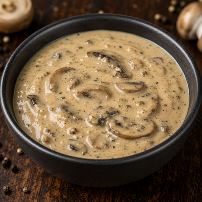 Add Mushroom Sauce