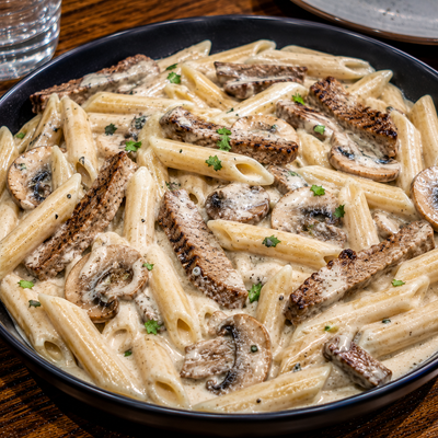 Steak & Mushroom Alfredo