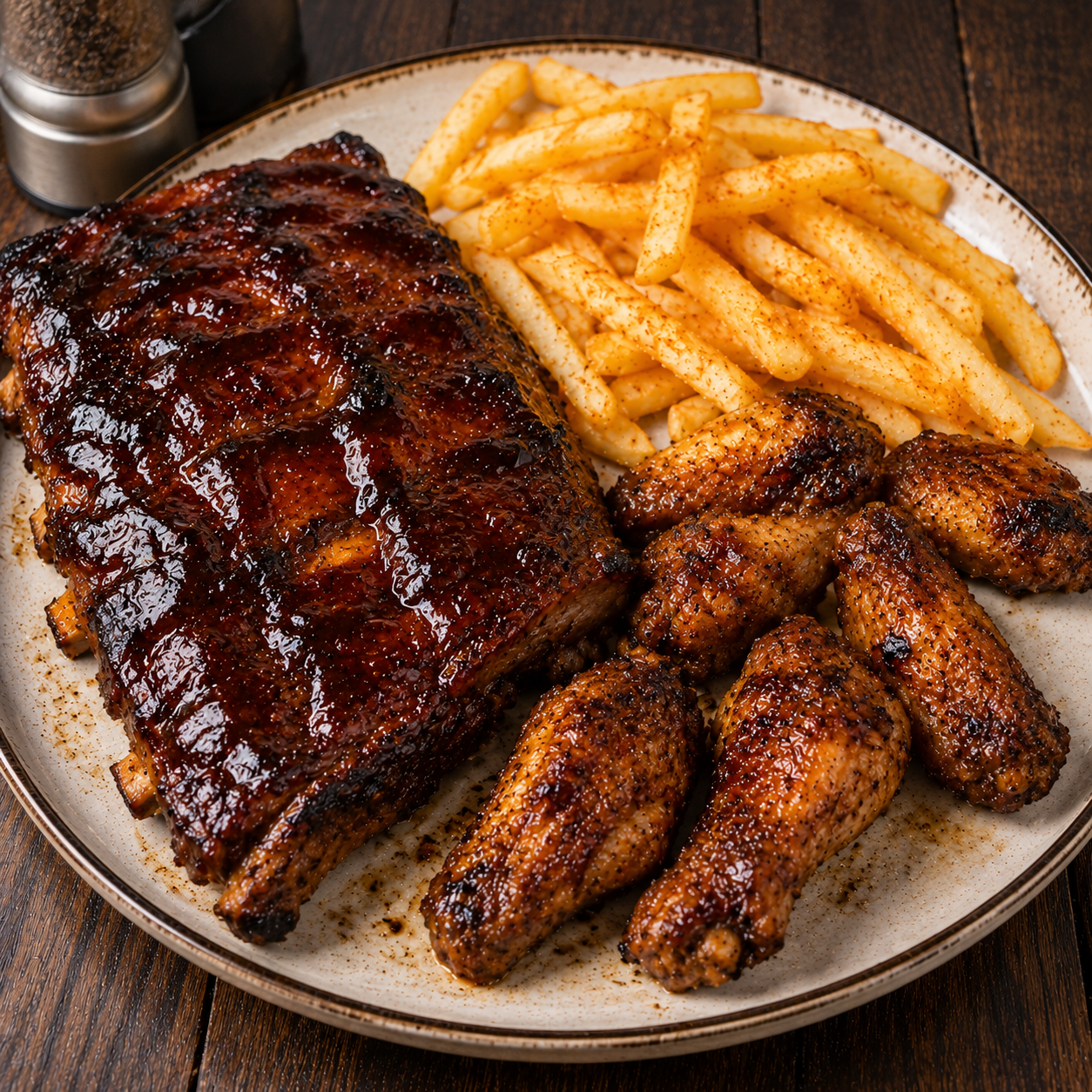 Ribs & Six Wings